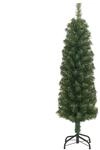 vidaXL K&uuml;nstlicher Weihnachtsbaum Schlank mit St&auml;nder Gr&uuml;n 150 cm PVC 320949