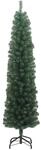 vidaXL K&uuml;nstlicher Weihnachtsbaum Schlank mit St&auml;nder Gr&uuml;n 240 cm PVC 320952