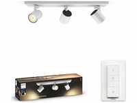 Philips Hue LED Spot White Ambiance Runner 3-flammig Weiß inkl. Dimmer