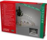 Konstsmide LED Holzsilhouette Komet Sternenf&ouml;rmige Birnen