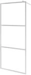 vidaXL Begehbare Duschwand mit Voll Mattiertem ESG-Glas 90x195 cm 146646