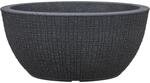Scheurich Pflanzschale Barceo &Oslash; 39 cm x 18 cm Stony Black