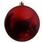 Kaemingk Weihnachtsbaumkugeln Bruchfest 20 cm 1 Stueck Rot Glanz
