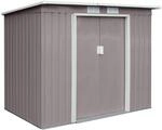 Hattoro P100 Metall Ger&auml;tehaus Ger&auml;teschuppen Mit Bodenrahmen 3,6 m&sup3; Pultdach