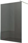 Dein Bau Projekt Walk-In Duschabtrennung Grauglas 70 x 200 cm