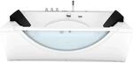 AcquaVapore Whirlpool Pool Badewanne Wanne W81R-B 180x90 mit Radio und Farblicht