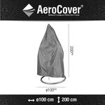 Aerocover Schutzh&uuml;lle Aerocover Anthrazit &Oslash; 100 cm x 200 cm