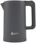 Balter Wasserkocher WK-4 Edelstahl Doppelwand Design BPA Frei Grau