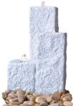 Brunnen-Set Neptun LED Grau