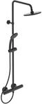Ideal Standard Duschsystem Ceratherm T25 Kopfbrause 20 cm Silk Black