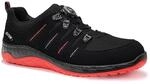 Elten Sicherheitshalbschuh Maddox Boa Black-Red Low Esd S3 Gr. 42