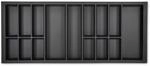 SOTECH Orga-Box VII Besteckeinsatz Basaltgrau 1200 mm H&ouml;he 50,5 mm mit Softtouch