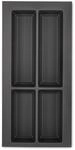 SOTECH Orga-Box VII Besteckeinsatz Basaltgrau 300 mm H&ouml;he 50,5 mm mit Softtouch