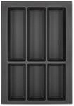 SOTECH Orga-Box VII Besteckeinsatz Basaltgrau 400 mm H&ouml;he 50,5 mm mit Softtouch