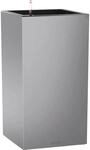 Lechuza&reg; Pflanzgef&auml;&szlig; Canto Premium high 40 Silber Metallic 40 cm x 40 cm