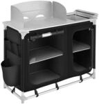 Tectake Campingk&uuml;che Luxus Mit Aluminiumgestell und 4 F&auml;chern Faltbar Wetterfest 