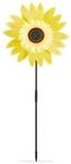 Relaxdays Windrad Blumenstecker Kunststoff Gelb 70 cm x 30 cm x 9 cm 70 g