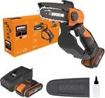 Worx Akku-Einhand Ast-Kettens&auml;ge WG324E 20 V