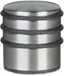 Relaxdays T&uuml;rstopper Edelstahl Silber Schwer Rutschfest 7,5 cm x 7 cm 1,1 kg