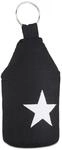 Relaxdays T&uuml;rstopper Stern Baumwolle Sand Metall Schwarz mit Griff Schwer 23 cm x 11