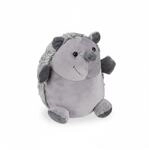 Relaxdays T&uuml;rstopper Igel Polyester Grau Schwer 19,5 cm x 16 cm x 15 cm 0,9 kg