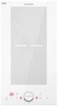 Klarstein Delicatessa Slim Domino Induktionskochfeld 3500 W Timer Wei&szlig;es Glas