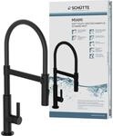 Sch&uuml;tte Sp&uuml;ltischarmatur mit Soft-Touch Schlauch Miami Schwarz-Matt