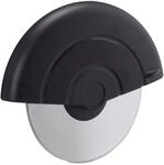 Relaxdays Pizzaschneider Edelstahl Schwarz Ergonomisch 11,5 cm x 13,5 cm x 2,8 cm