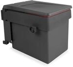 Emuca Lot Recycle Beh&auml;lter f&uuml;r K&uuml;chenschublade H&ouml;he 266 mm 2x15l 2x7l Kunststoff