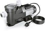 Wiltec Poolpumpe 33600 L/H 1500 W Schwimmbadpumpe Filterpumpe Umw&auml;lzpumpe