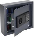 HMF 2030-11 Schl&uuml;sseltresor Zahlenschloss 30 Haken 30 x 28 x 10 cm Anthrazit