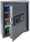 HMF 2071-11 Schl&uuml;sseltresor Zahlenschloss 71 Haken 46 x 36 x 12 cm Anthrazit