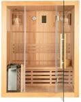 Traditionelle Sauna SKYLINE Tannenholz Natur L
