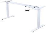 Albatros Schreibtisch-Gestell LIFT S5W Weiss Elektrisch H&ouml;henverstellbar