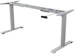 Albatros Schreibtisch-Gestell LIFT S5S Silber Elektrisch H&ouml;henverstellbar