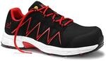 Jori Sicherheitshalbschuh JoSpeedy Black-Red Low Esd S3 Gr. 46