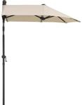 Schneider Balkonschirm 150 cm x 150 cm Natur mit Kurbelmechanik