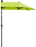 Schneider Balkonschirm 150 cm x 150 cm Apfelgr&uuml;n mit Kurbelmechanik