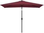 vidaXL Sonnenschirm mit Metall-Mast 300x200 cm Bordeauxrot 44503