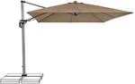 Doppler Active II Ampelschirm Sonnenschirm 350x260cm Greige 846