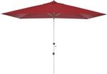 Doppler Marktschirm Expert 200 cm x 300 cm Bordeaux mit Kurbelmechanik