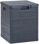 vidaXL Garten-Aufbewahrungsbox 90 L Anthrazit