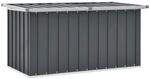 vidaXL Gartenbox Grau 129 x 67 x 65 cm