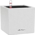 Lechuza&reg; Pflanzgef&auml;&szlig; Canto Stone 14 cm x 14 cm x 14 cm Quarzwei&szlig;