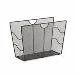 Relaxdays Zeitungsst&auml;nder Metall Schwarz Mit Tragegriffen 27 cm x 39 cm x 17 cm 0,7