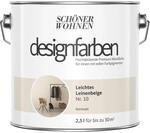 Sch&ouml;ner Wohnen Designfarben Leichtes Leinenbeige matt 2,5,