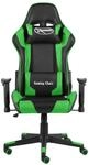 vidaXL Gaming-Stuhl Drehbar Gr&uuml;n PVC Modell 2
