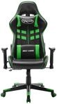 vidaXL Gaming-Stuhl Schwarz und Gr&uuml;n Kunstleder Modell 1