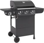 El Fuego Gasgrill Columbus 3-Brenner + Seitenkocher ca. 117,5 x 107,5 x 58,5 cm