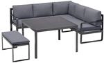 Kettler Loungeset OCEAN CD Eckset Inkl. Kissen Anthrazit/Grau 223 X 200